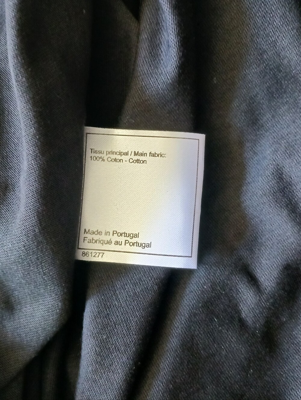 NWOT Chanel UNIFORM Black Cotton T Shirt Size L, - Picture 7 of 7